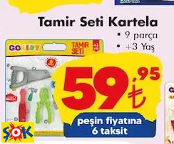 TAMİR SETİ KARTELA OYUNCAK